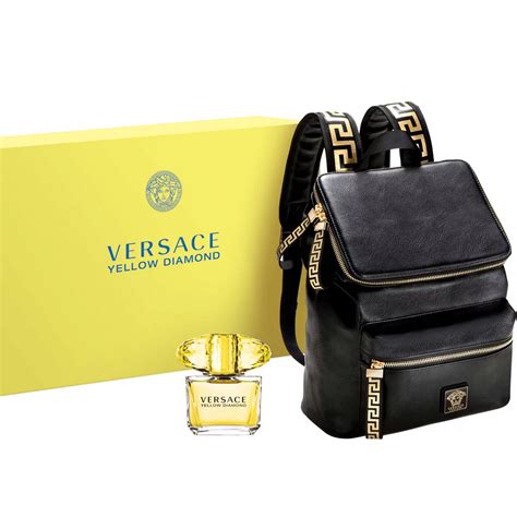 versace yellow diamond gift set amazon|yellow diamond backpack set Versace.